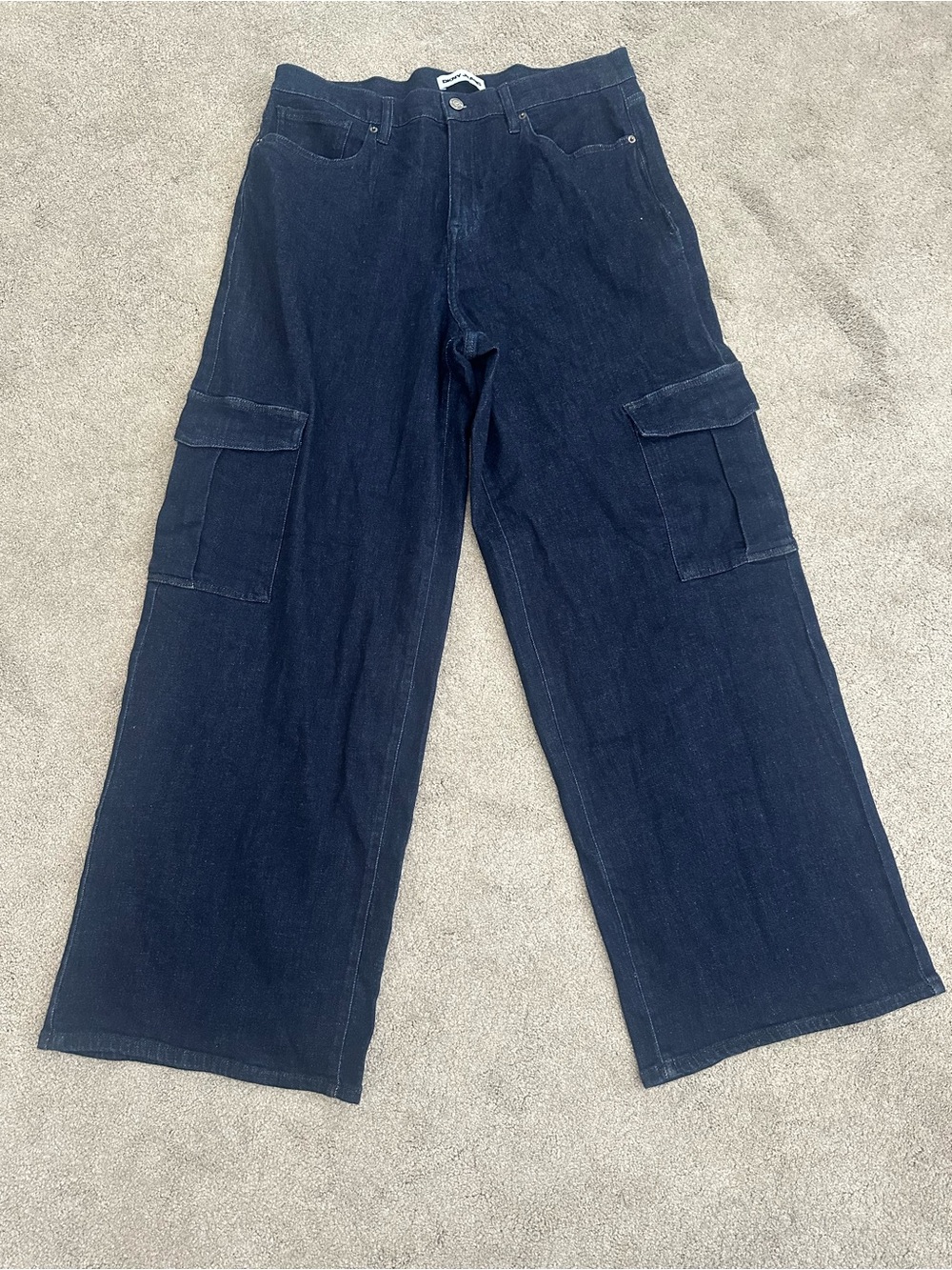 Women’s DKNY high waisted cargo jeans